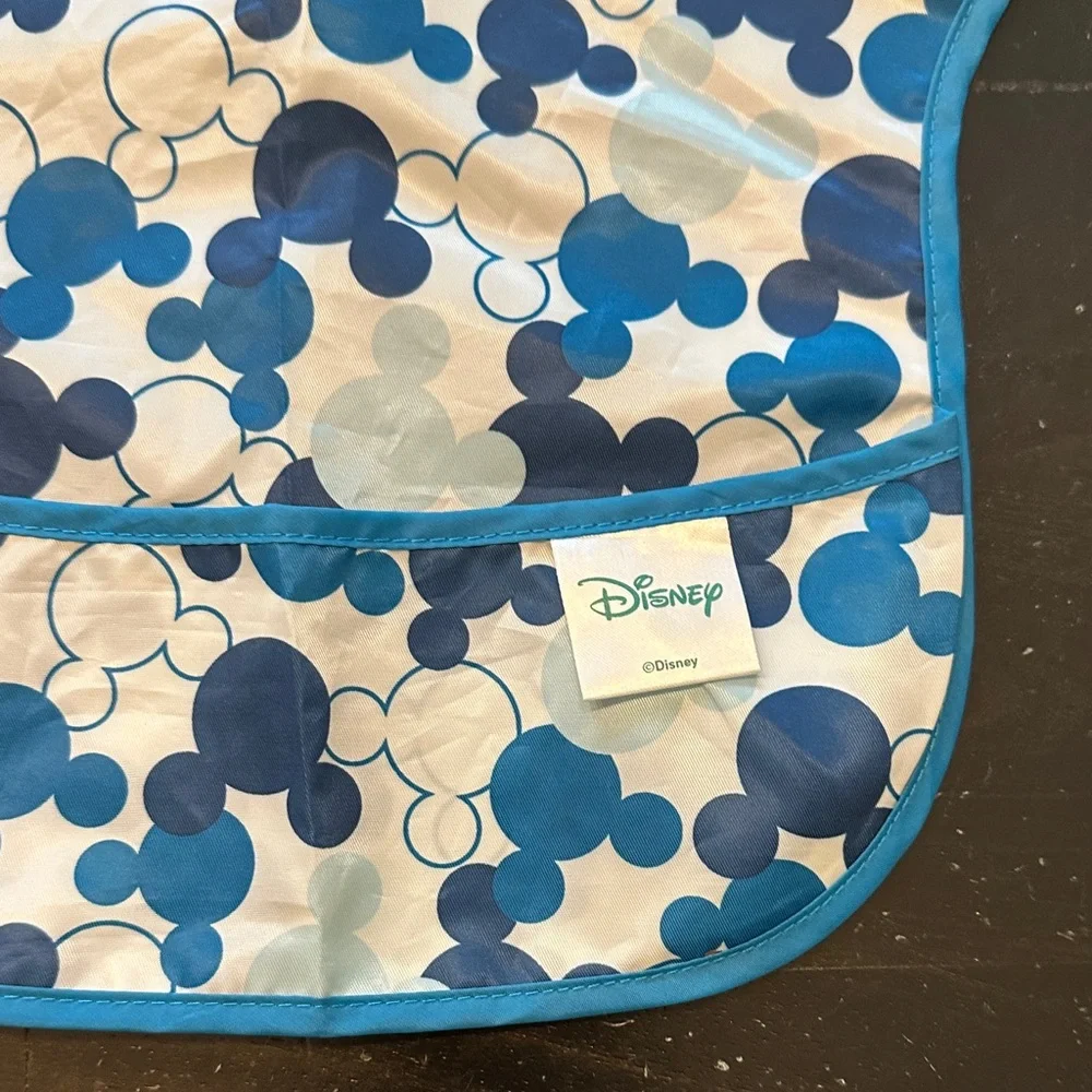 Disney Mickey Mouse Bib Set - Blue and Gray